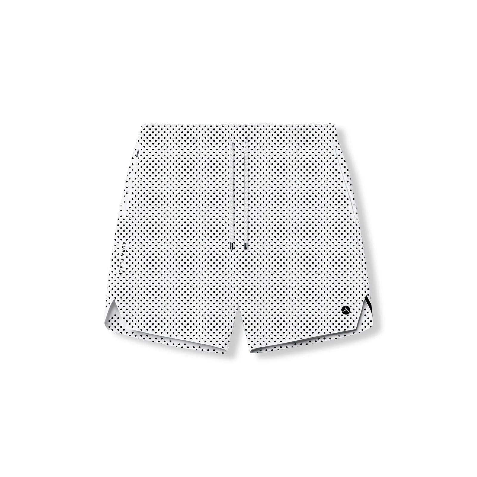Aura Athletics Performance Short 6in - Polka Dot