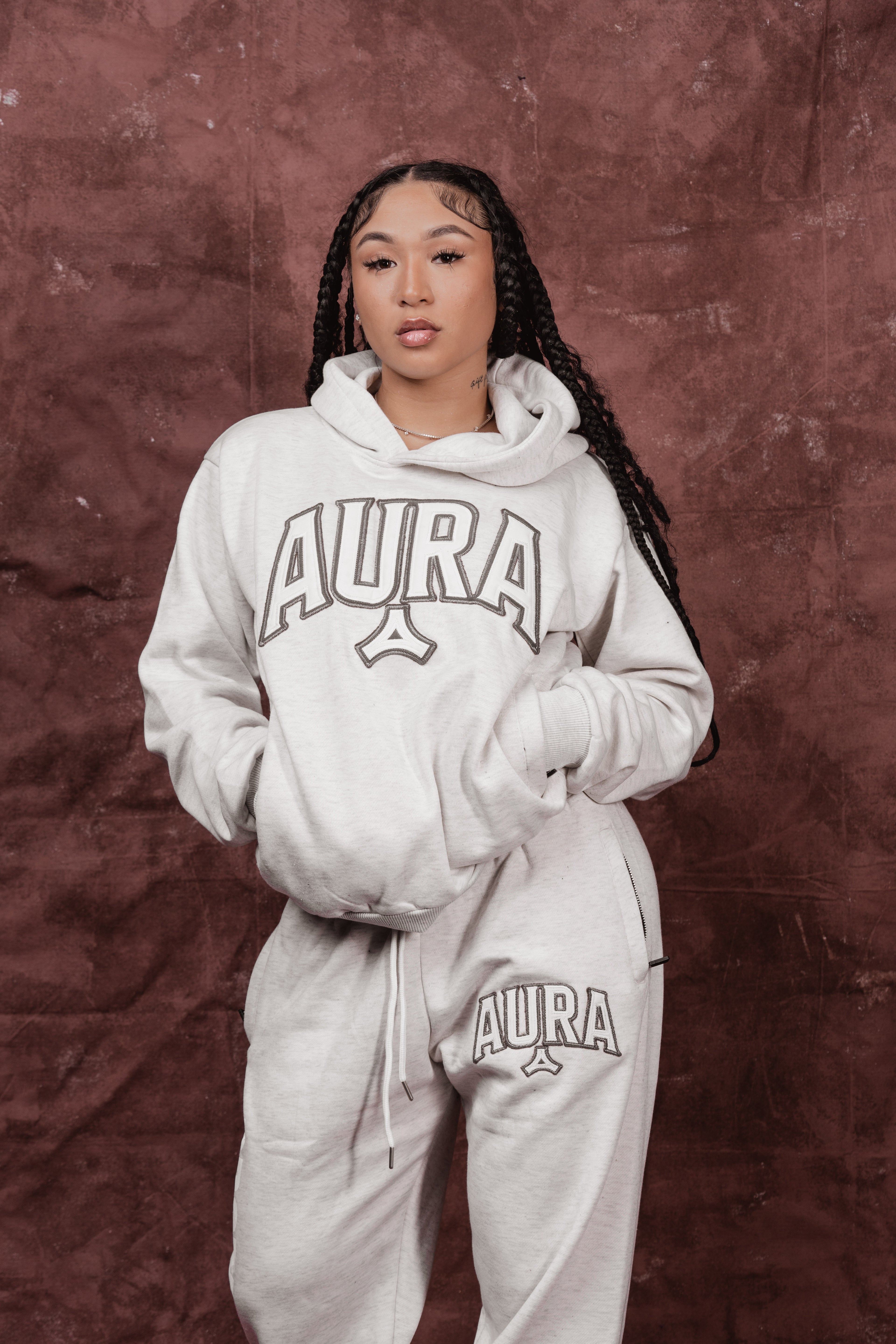 Aura Comfrt Relaxed Pant (Heather Grey)