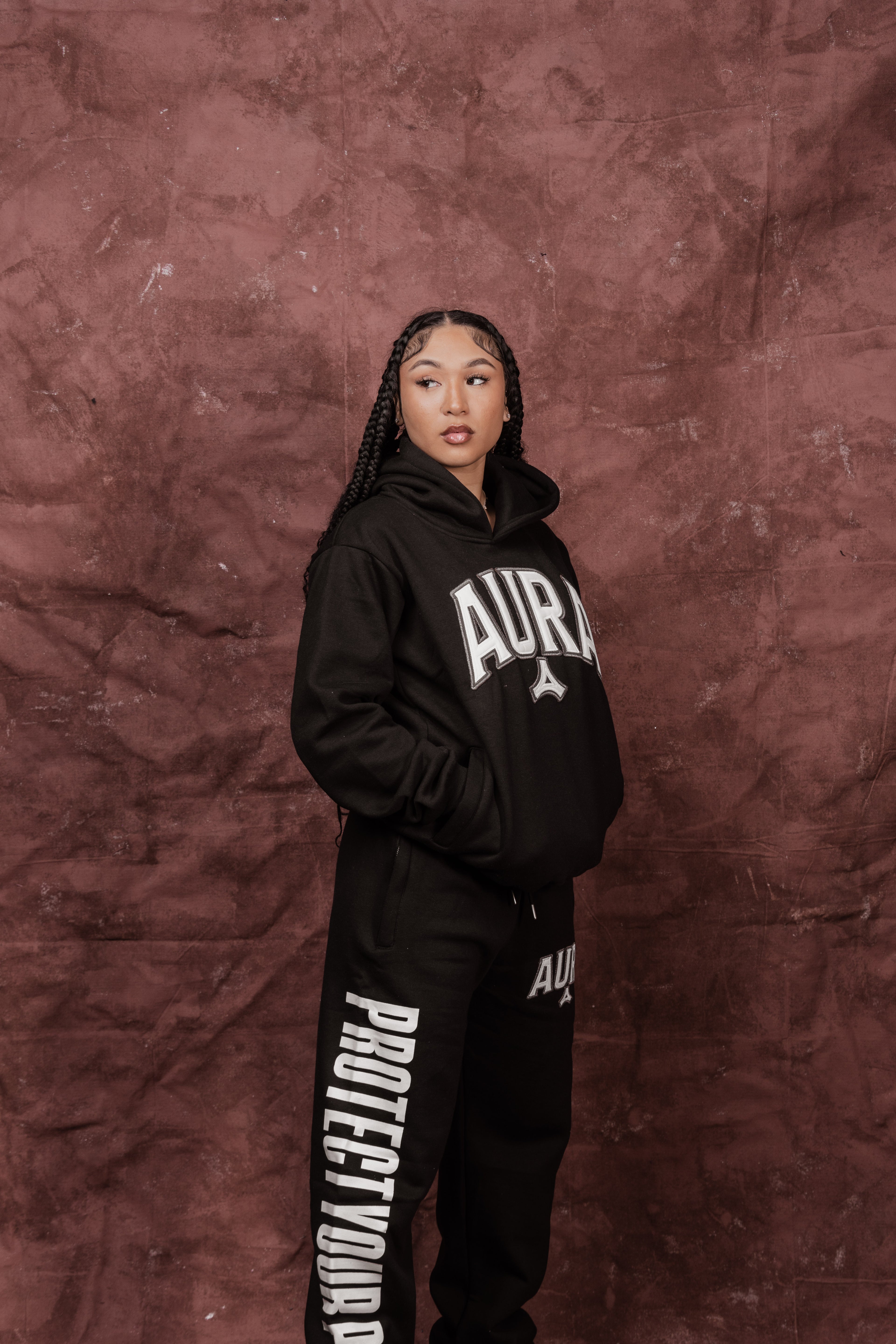 Aura Comfrt Relaxed Pant (Black)