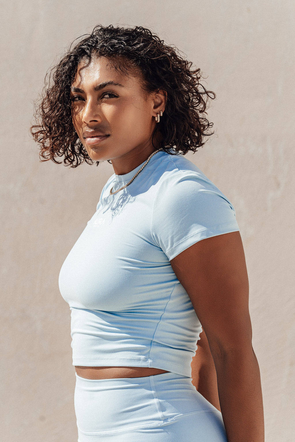 Core Finese Tee - Serenity Blue