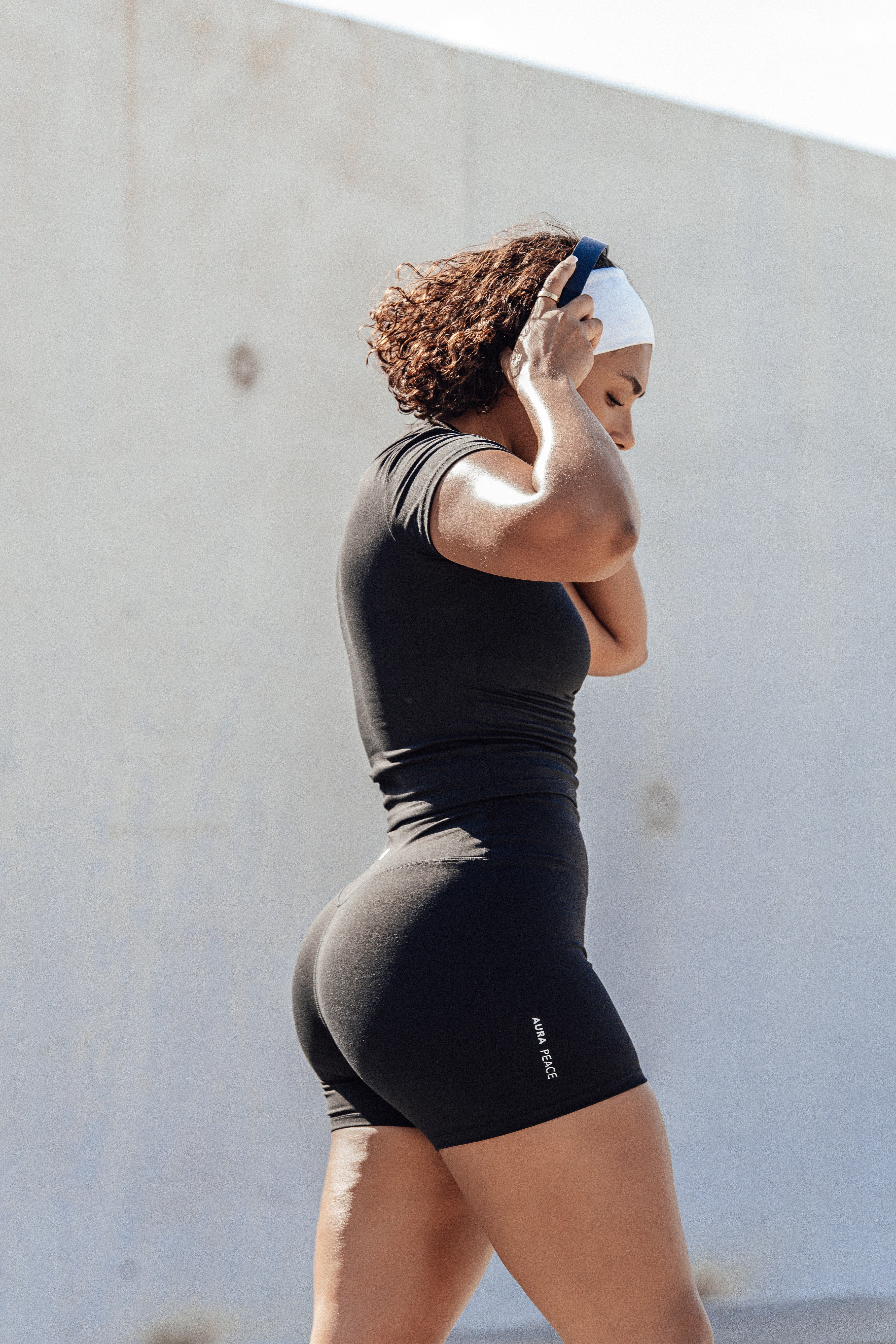 Core Finese Biker Shorts - Black