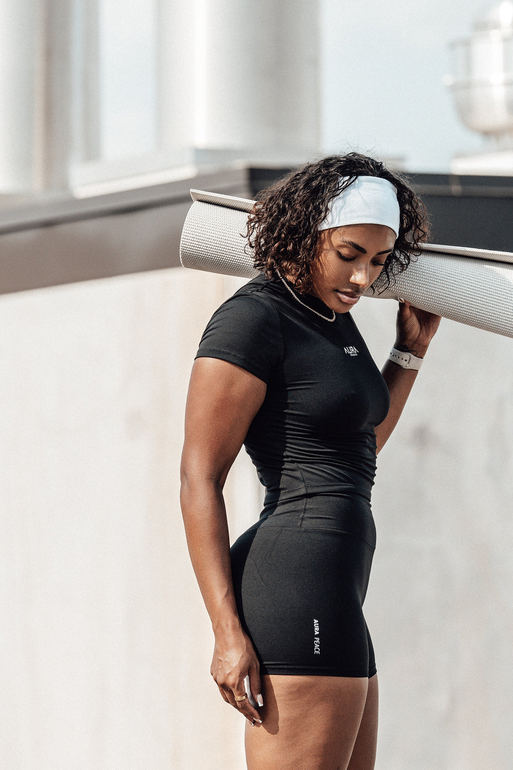 Core Finese Biker Shorts - Black