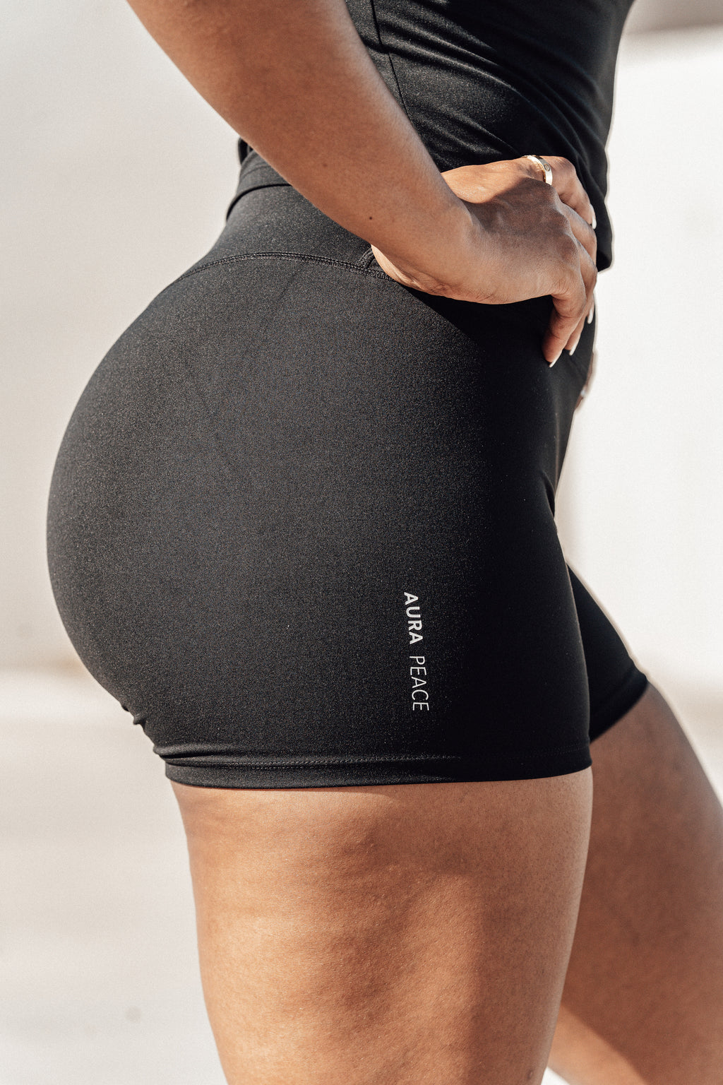 Core Finese Biker Shorts - Black