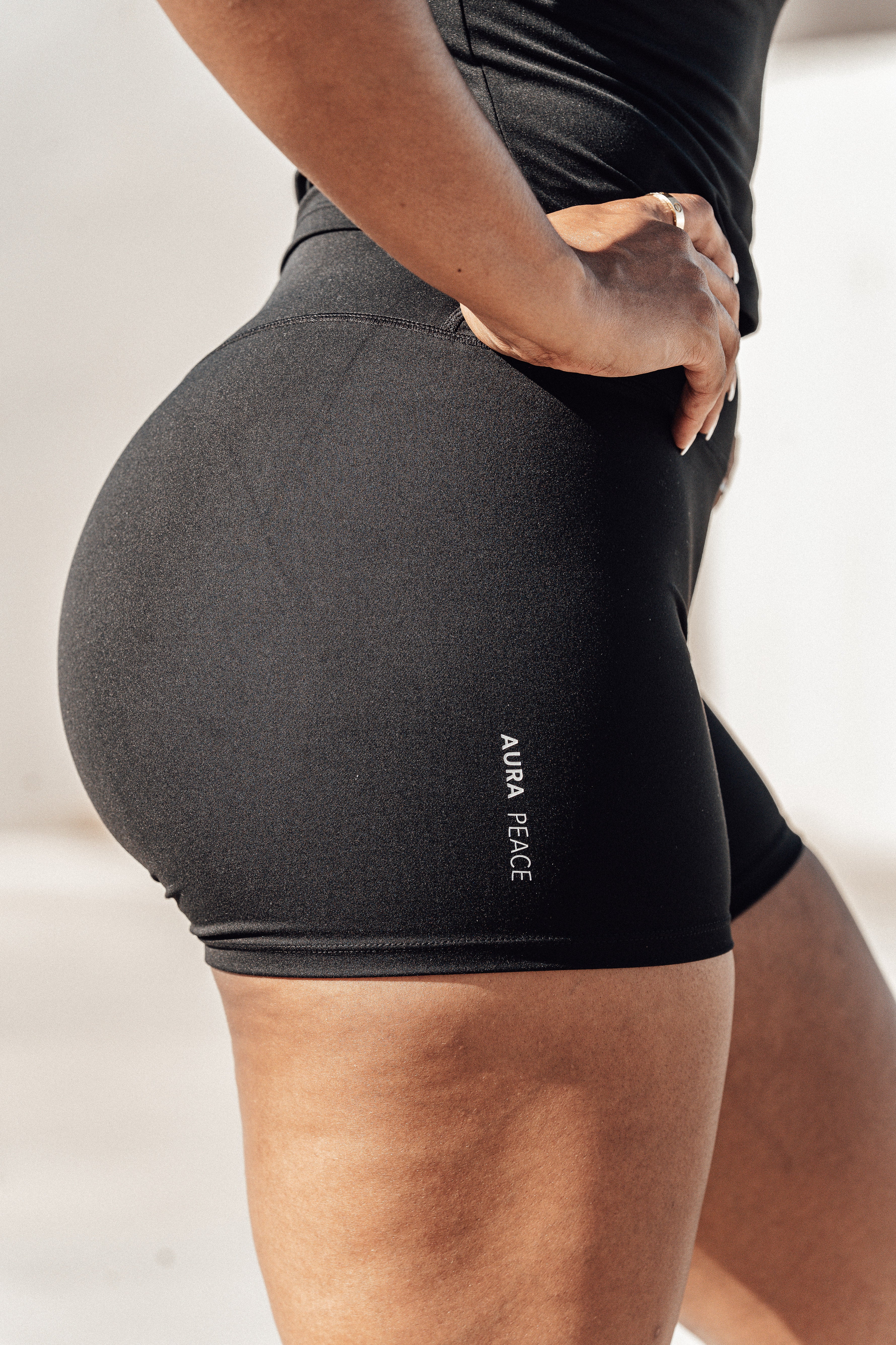 Core Finese Biker Shorts - Black